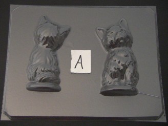 640 3D Cat Chocolate Candy Mold  FACTORY SECOND